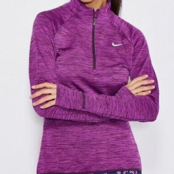 Nike Half-Zip Running LS Top - size S - Picture 1 of 5